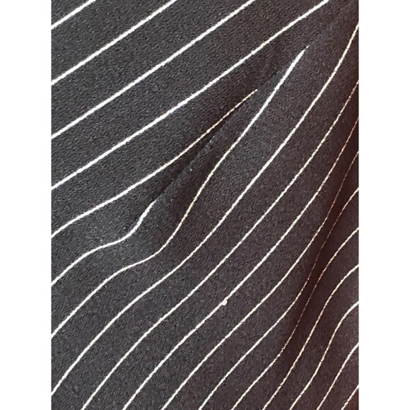 1990s-Y2K RAMPAGE STRIPED Navy and White KEYHOLE Back. Tank. Mini Dress. M-L - Picture 9 of 10